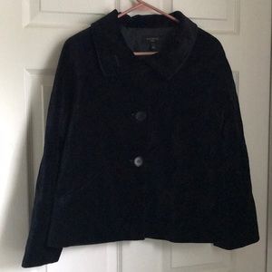 Navy blue velvet blazer, never worn!